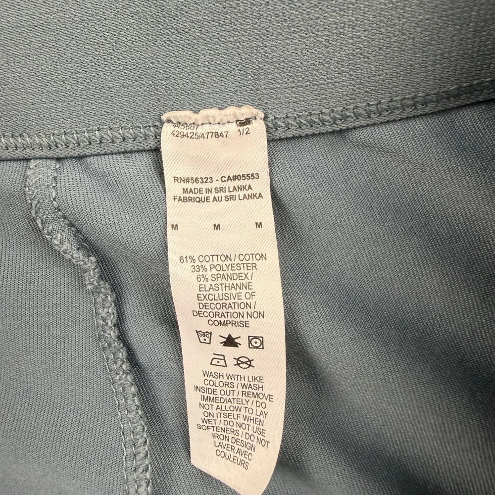 Nike Women's M Medium‎ Blue Gray Teal Graphic Logo Leggings Sportswear 429425